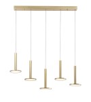 LED pendant lamps - Luces Exclusivas ESQUEL Pendant LED 53W 1967lm 3000K gold LE41993 - product 1