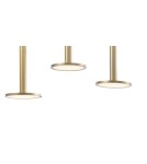 LED pendant lamps - Luces Exclusivas ESQUEL Pendant LED 53W 1967lm 3000K gold LE41993 - product 2