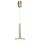 LED pendant lamps - Luces Exclusivas ESQUEL LED pendant 11W 414lm 3000K gold LE41994 - product 1