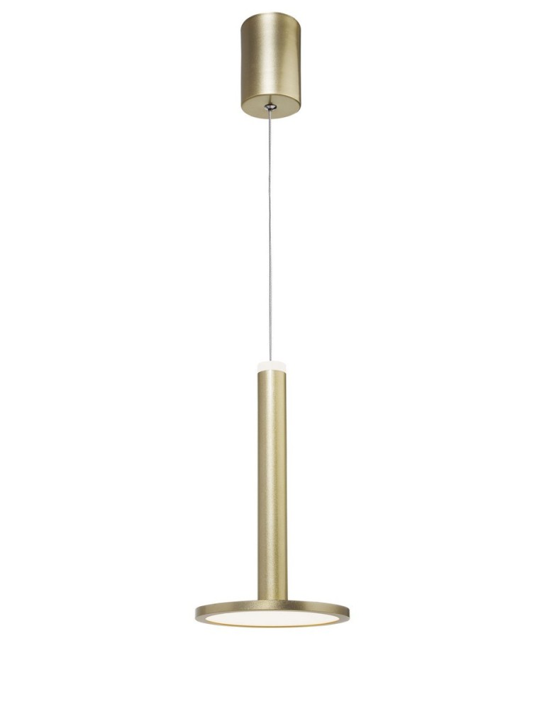 LED pendant lamps - Luces Exclusivas ESQUEL LED pendant 11W 414lm 3000K gold LE41994 - product kolory-swiatla.pl 1