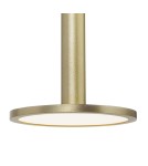 LED pendant lamps - Luces Exclusivas ESQUEL LED pendant 11W 414lm 3000K gold LE41994 - product 2