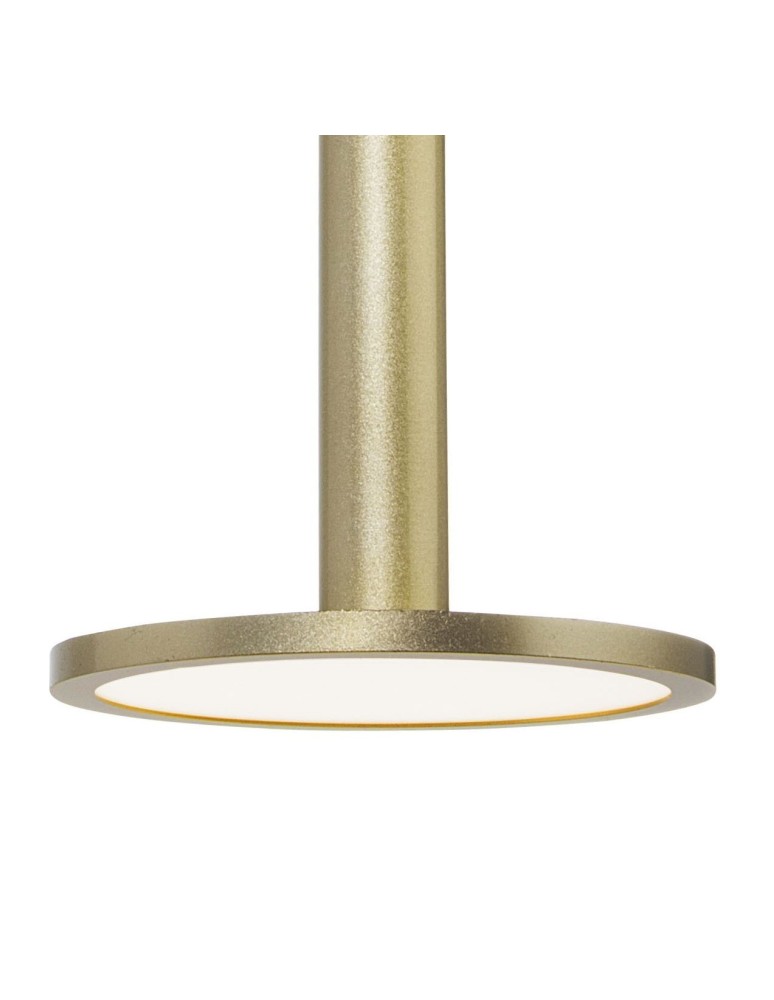 LED pendant lamps - Luces Exclusivas ESQUEL LED pendant 11W 414lm 3000K gold LE41994 - product kolory-swiatla.pl 2