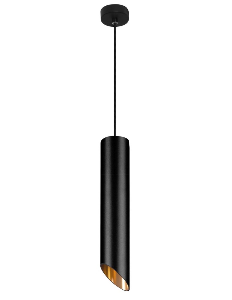 Pendant lamps - Luces Exclusivas GARZON Pendant 1xGU10 LED matte black LE42005 - product kolory-swiatla.pl 1