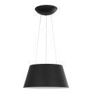 Pendant lamps with lampshade - Luces Exclusivas GRANDE LED Pendant 33W 1680lm 3000K black/white mat LE42011 - product 1