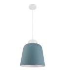 Blue pendant lamps - Luces Exclusivas GUAIRA Pendant 1xE27 LED blue LE42018 - product 1