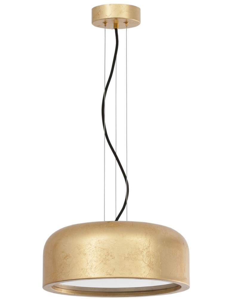 Pendant lamps - Luces Exclusivas GUIGUE Pendant 2xE27 LED gold (non-uniform structure) LE42028 - product kolory-swiatla.pl 1