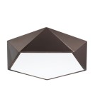 Modern ceiling lamps - Luces Exclusivas HUESCA Ceiling 4xE27 LED brown LE42058 - product 1