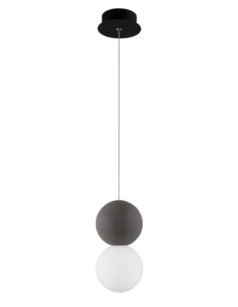 Pendant lamps - Luces Exclusivas IBAGUE Pendant 1xG9 LED grey/white LE42062 - product kolory-swiatla.pl 1
