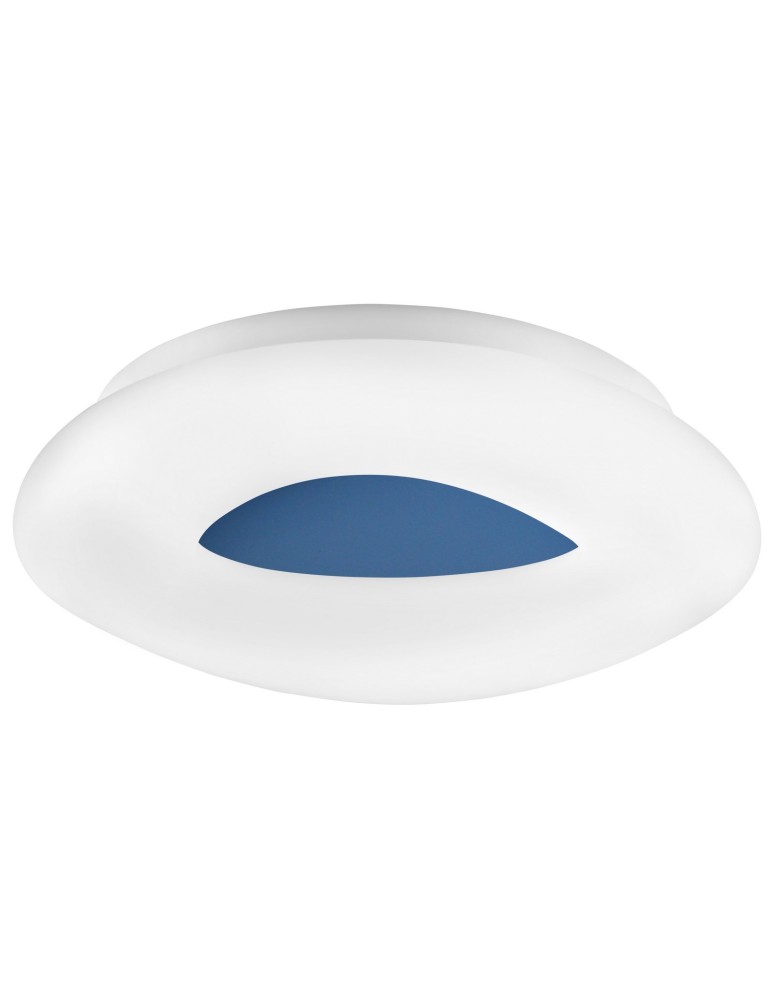 Ceiling lamps - Luces Exclusivas JARDIN LED ceiling 38W 2280lm 3000K white/blue LE42074 - product kolory-swiatla.pl 1