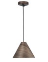 Luces Exclusivas MADRID Pendant 1xE27 LED dark walnut LE42092