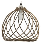 Pendant lamps - Luces Exclusivas MALAGA Pendant 1xE27 LED natural wood LE42096 - product 2