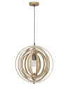 Luces Exclusivas MARTIN Wisząca 1xE27 LED naturalne drewno LE42097