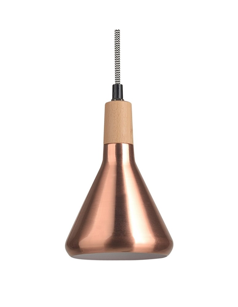 Pendant lamps - Luces Exclusivas OSORNO Pendant 1xE14 LED copper LE42116 - product kolory-swiatla.pl 2