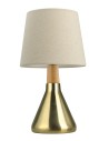 Luces Exclusivas OVALLE Table 1xE14 LED brass/sand LE42120
