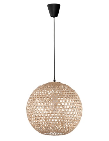 Luces Exclusivas OVIEDO Pendant 1xE27 LED natural bamboo LE42121