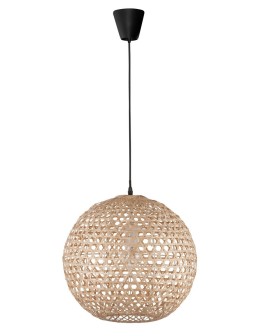 Luces Exclusivas OVIEDO Pendant 1xE27 LED natural bamboo LE42121