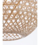 Boho pendant lamps - Luces Exclusivas OVIEDO Pendant 1xE27 LED natural bamboo LE42121 - product 2