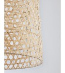 Boho pendant lamps - Luces Exclusivas PALMAR Pendant 1xE27 LED natural bamboo LE42123 - product 2