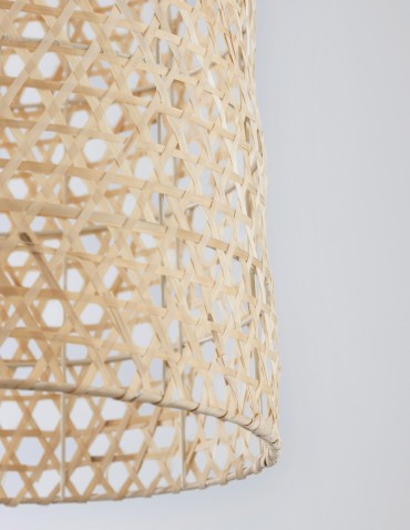 Luces Exclusivas PALMAR Pendant 1xE27 LED natural bamboo LE42123 - product 2