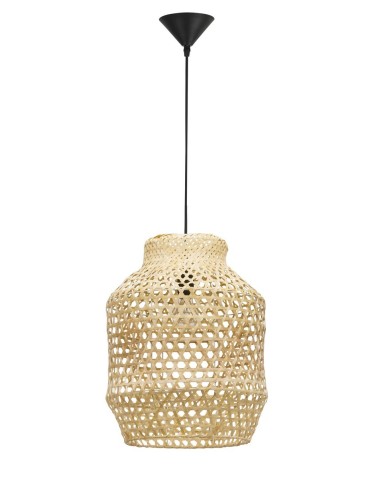 Luces Exclusivas PALMAS Pendant 1xE27 LED natural rattan LE42124