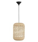 Boho pendant lamps - Luces Exclusivas PALMAR Pendant 1xE27 LED natural rattan LE42125 - product 1