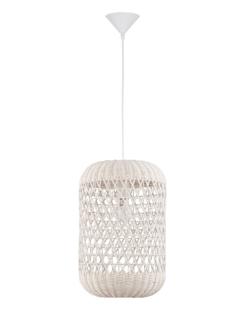 Boho pendant lamps - Luces Exclusivas PALMAR Pendant 1xE27 LED white LE42126 - product kolory-swiatla.pl 1