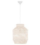 Boho pendant lamps - Luces Exclusivas PALMAS Pendant 1xE27 LED white LE42127 - product 1