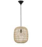 Boho pendant lamps - Luces Exclusivas OVIEDO Pendant 1xE27 LED natural rattan LE42128 - product 1