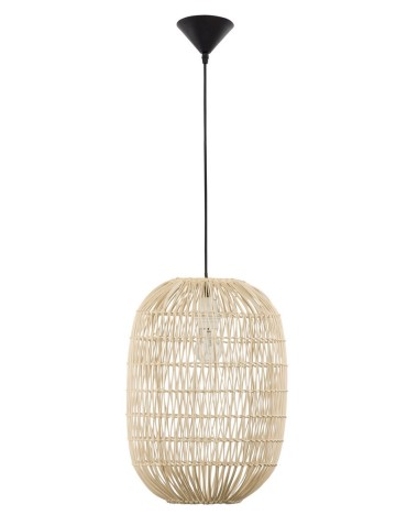 Luces Exclusivas OVIEDO Pendant 1xE27 LED natural rattan LE42129