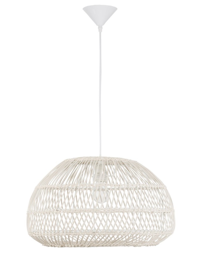 Boho pendant lamps - Luces Exclusivas OVIEDO Pendant 1xE27 LED white LE42130 - product kolory-swiatla.pl 1