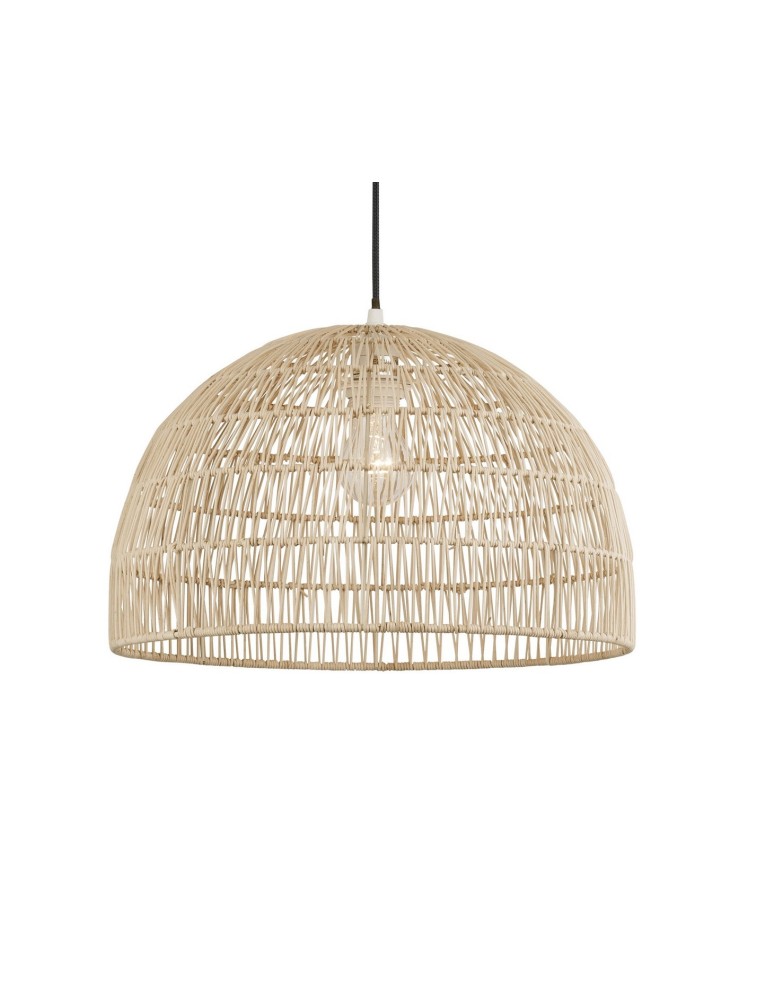Boho pendant lamps - Luces Exclusivas OVIEDO Pendant 1xE27 LED natural rattan LE42131 - product kolory-swiatla.pl 2