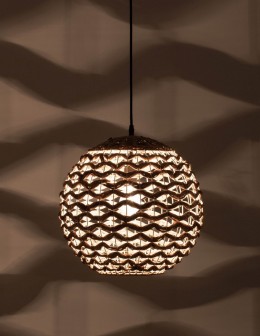 Luces Exclusivas PARANA Pendant 1xE27 LED natural/black LE42134 - product 2