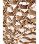 Boho pendant lamps - Luces Exclusivas PARANA Pendant 1xE27 LED natural/black LE42135 - product 2