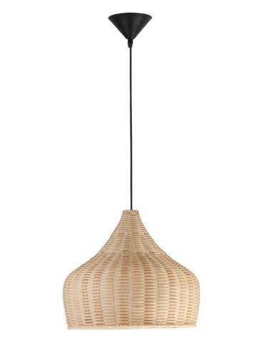 Luces Exclusivas PALMAS Pendant 1xE27 LED natural rattan LE42136
