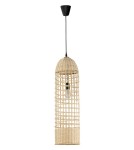Boho pendant lamps - Luces Exclusivas PALMAS Pendant 1xE27 LED natural LE42141 - product 1