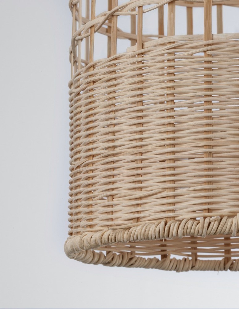Boho pendant lamps - Luces Exclusivas PALMAS Pendant 1xE27 LED natural LE42141 - product kolory-swiatla.pl 2
