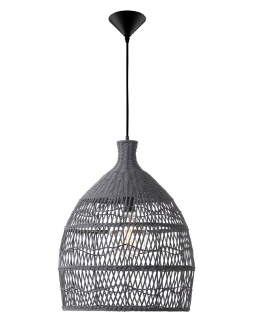 Luces Exclusivas PERICO Pendant 1xE27 LED grey LE42142.