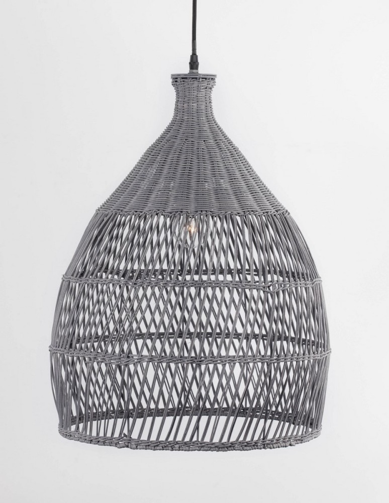 Boho pendant lamps - Luces Exclusivas PERICO Pendant 1xE27 LED grey LE42142. - product kolory-swiatla.pl 2