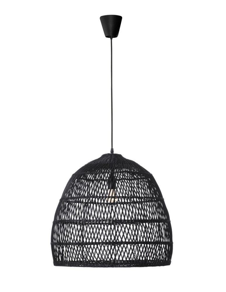 Boho pendant lamps - Luces Exclusivas PERICO Pendant 1xE27 LED black LE42144 - product kolory-swiatla.pl 1