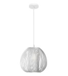 Pendant lamps - Luces Exclusivas PIRITU Pendant 1xE27 LED white LE42150 - product 1