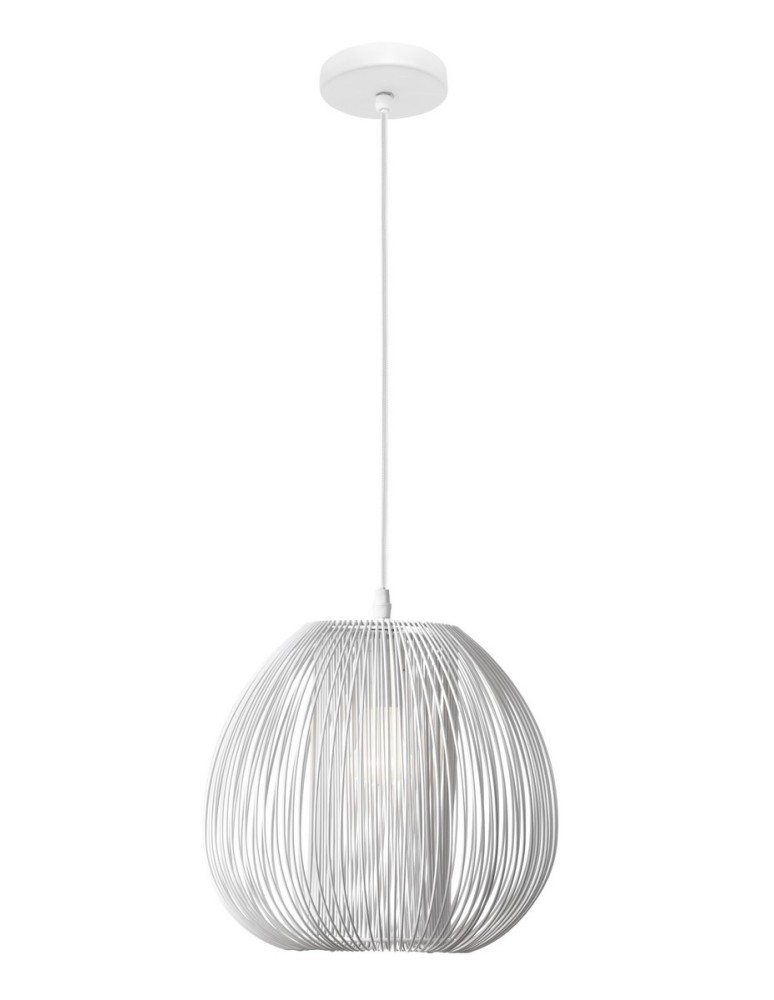 Pendant lamps - Luces Exclusivas PIRITU Pendant 1xE27 LED white LE42150 - product kolory-swiatla.pl 1