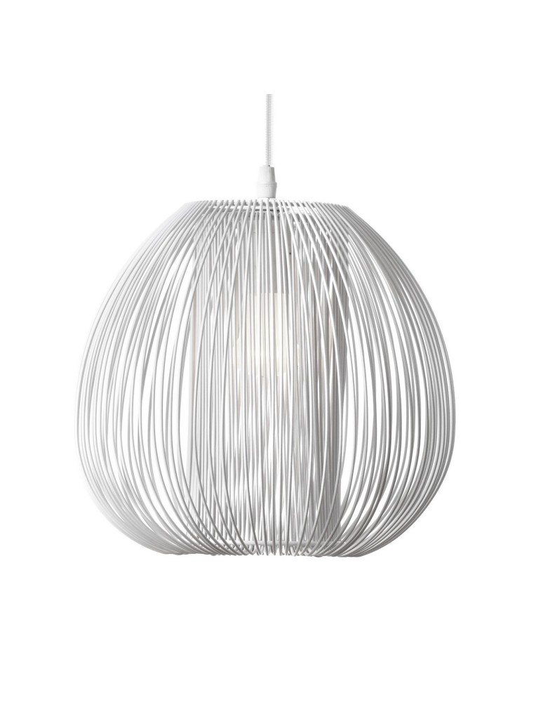 Pendant lamps - Luces Exclusivas PIRITU Pendant 1xE27 LED white LE42150 - product kolory-swiatla.pl 2