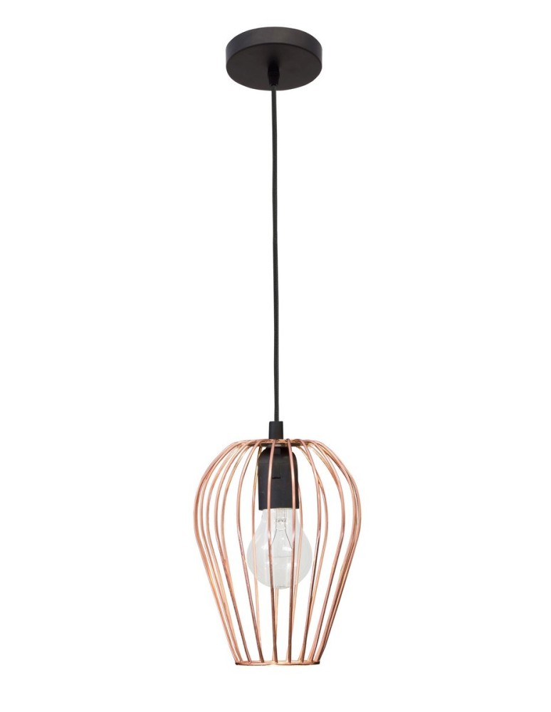 Pendant lamps - Luces Exclusivas PUENTE Pendant 1xE27 LED copper LE42153 - product kolory-swiatla.pl 1