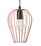Pendant lamps - Luces Exclusivas PUENTE Pendant 1xE27 LED copper LE42153 - product 2