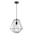 Lampy wiszące - Luces Exclusivas PUERTO Wisząca 1xE27 LED czarny LE42159 - produkt 1