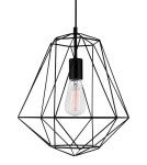 Lampy wiszące - Luces Exclusivas PUERTO Wisząca 1xE27 LED czarny LE42159 - produkt 2