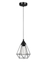 Luces Exclusivas SERENA Pendant 1xE27 LED black LE42163
