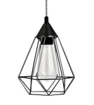 Pendant lamps - Luces Exclusivas SERENA Pendant 1xE27 LED black LE42163 - product 2