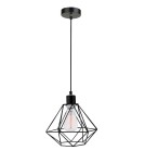 Pendant lamps - Luces Exclusivas PUERTO Pendant 1xE27 LED black LE42165 - product 1