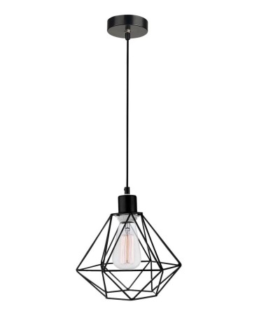 Luces Exclusivas PUERTO Pendant 1xE27 LED black LE42165